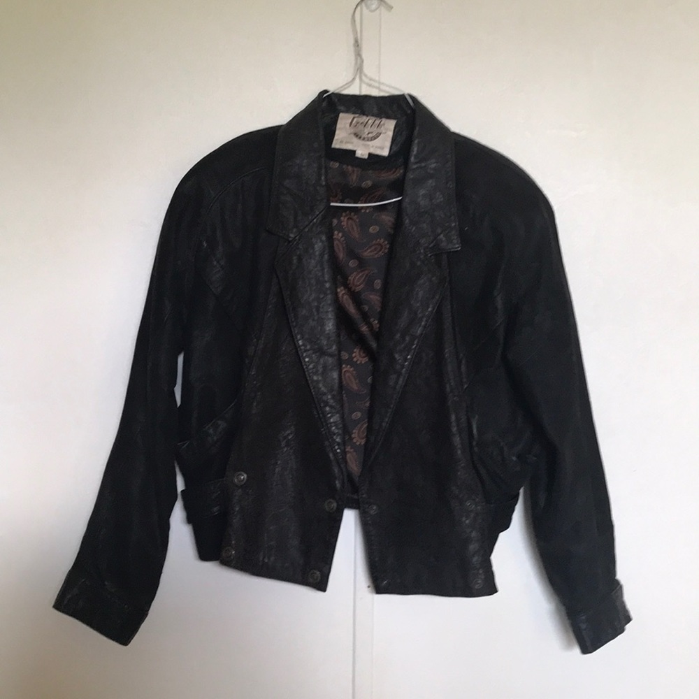 G111 leather fashion jacket
